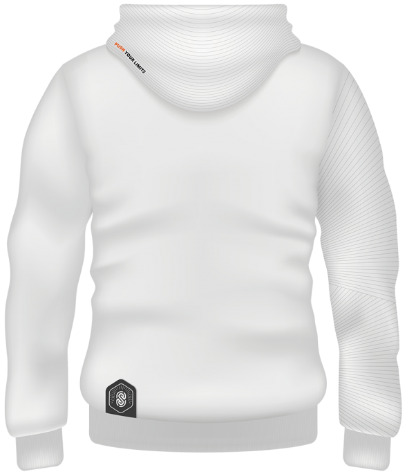 Sick! Series – Clothing Design Concept Hoodie White Back